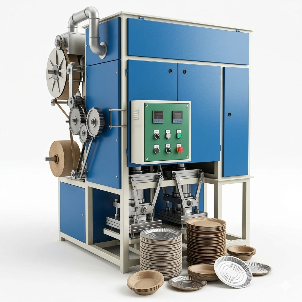 Fully Automatic Mini Double Die Paper Dona Making Machine